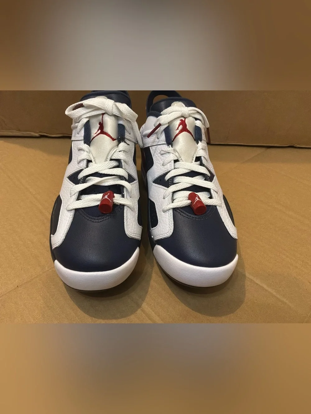 New Nike Air Jordan 6 Retro Golf Navy White Men's Size 7